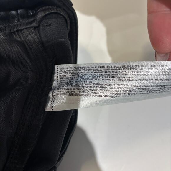 Mango Black Faux Leather Flared Trousers Sz 4 - Picture 10 of 15